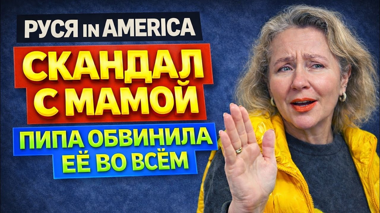 Руся in America — СКАНДАЛ С МАМОЙ. ПИПА ОБВИНИЛА ЕЁ ВО ВСЁМ