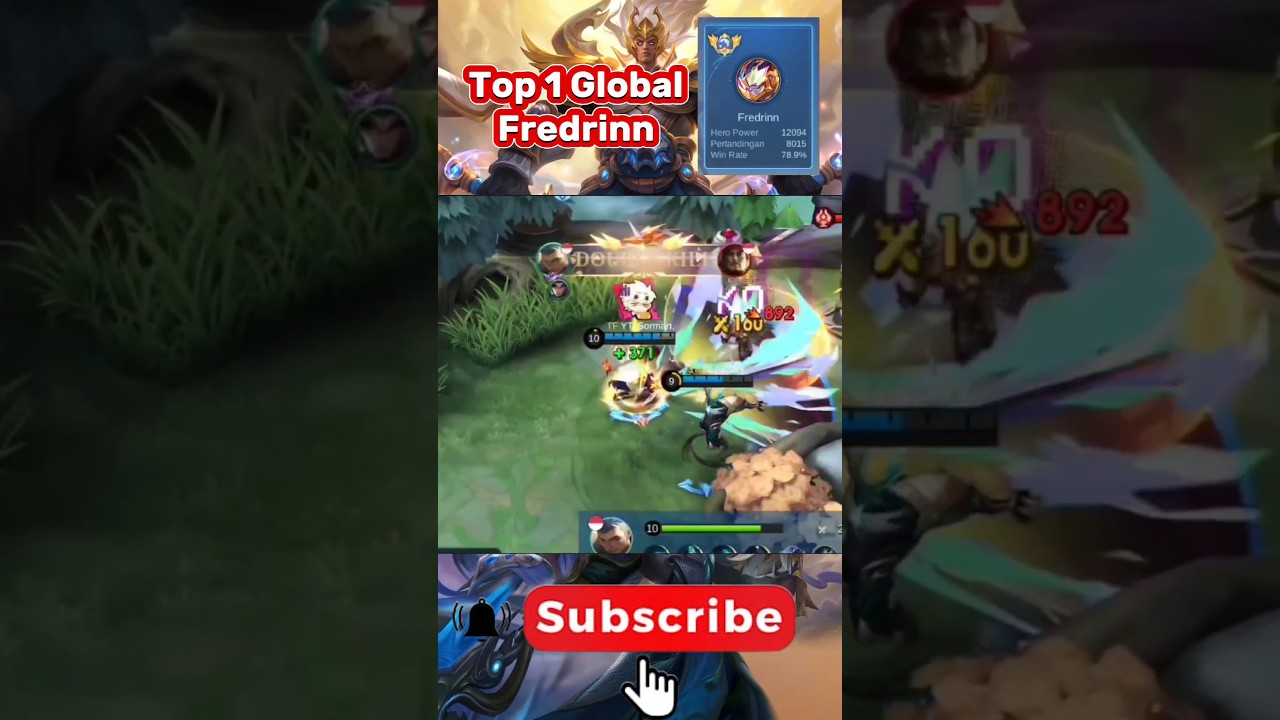 Top 1 Global Fredrinn By YT: Sorman. #mobilelegends #mlbb #topglobal