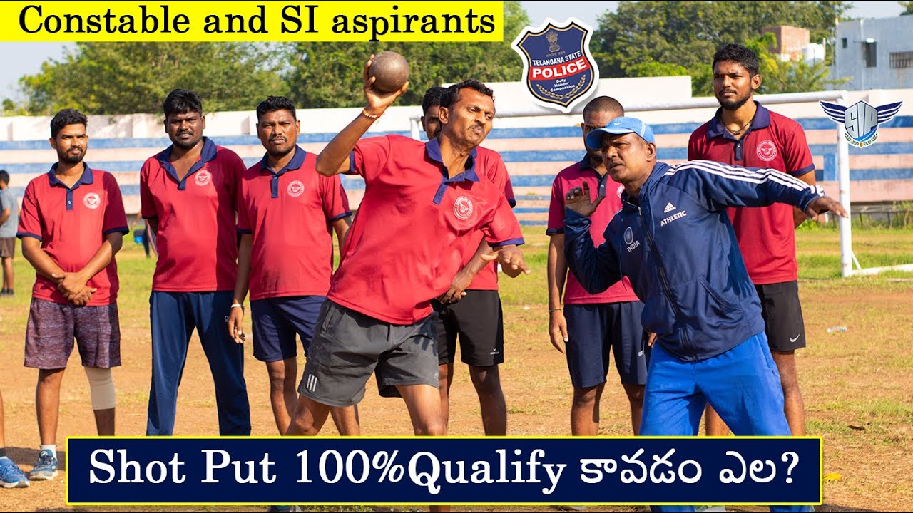 Shot Put  For TS Police Constable and Si Events 2025 | Telangana police Events | Satavahana Institut