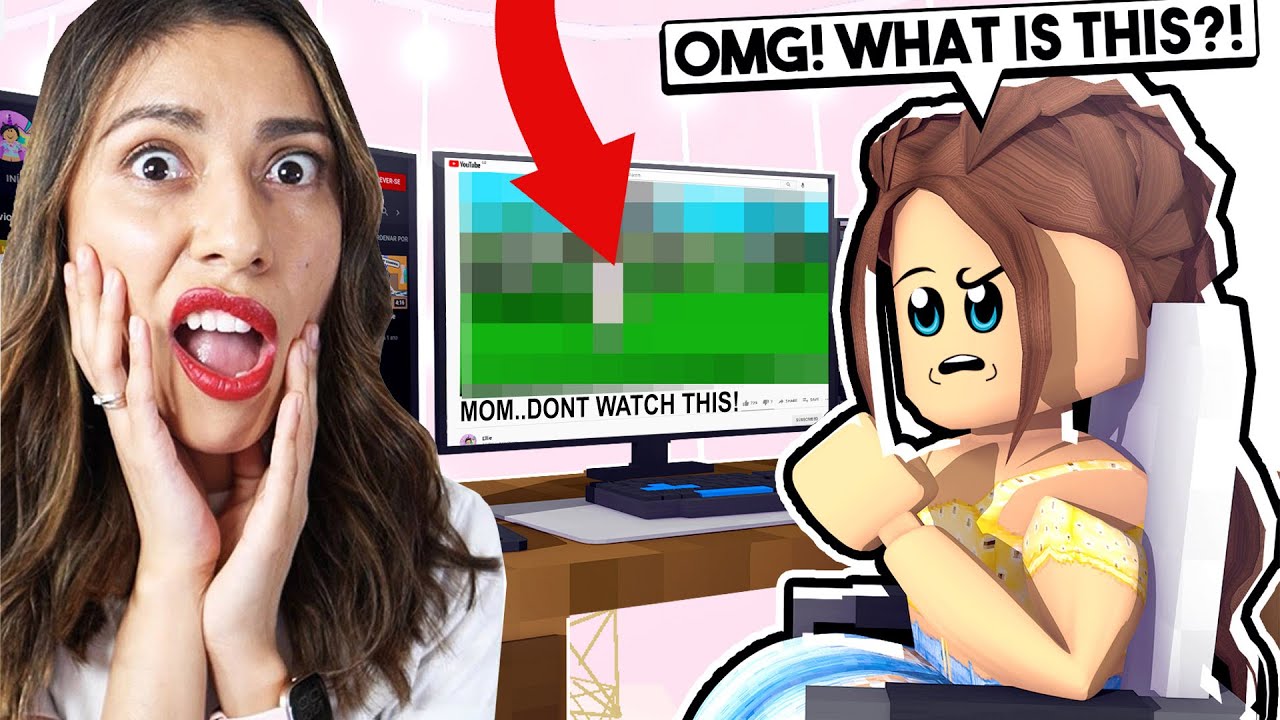 REACTING TO MY DAUGHTER'S SECRET YOUTUBE VIDEO.. SHE DIDN'T WANT ME TO SEE THIS! *EXPOSED* - ROBLOX