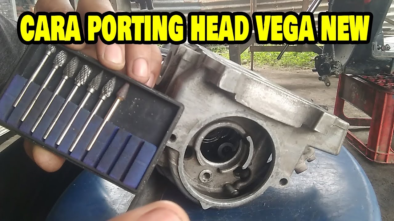 Cara Porting Head Yamaha Vega New