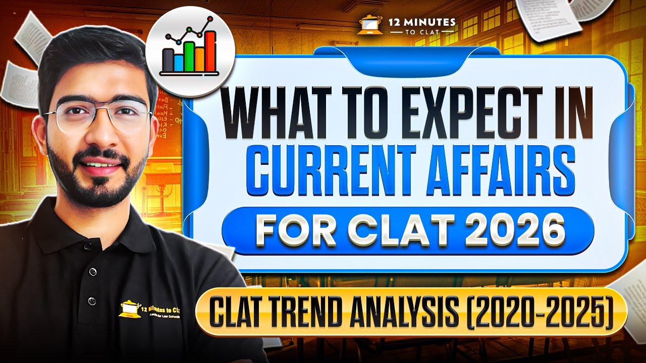 CLAT Trend Analysis (2020-2025) | What to Expect in Current Affairs for CLAT 2026