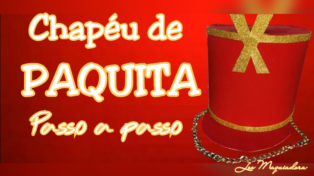 Chapéu de Paquita - Passo a passo ❤️