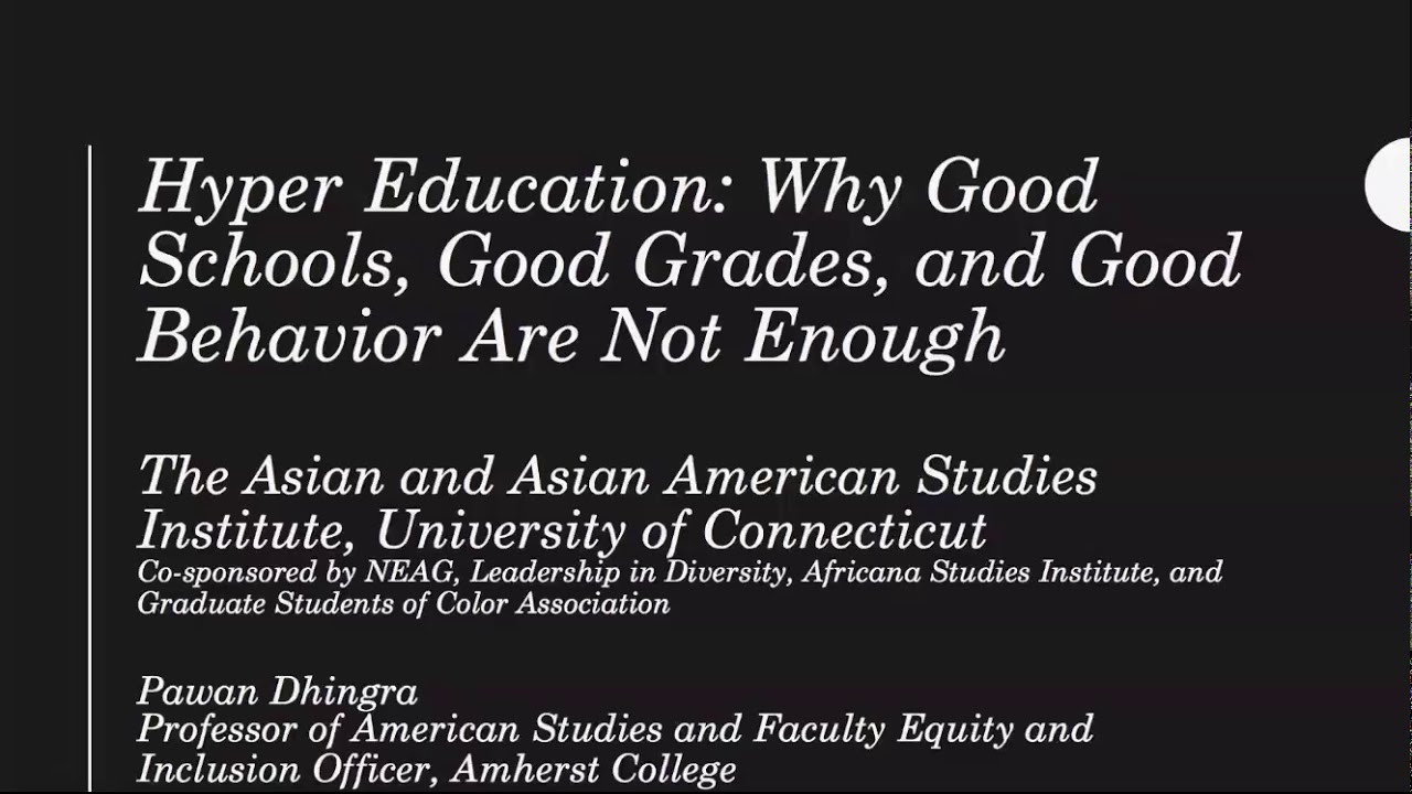 Virtual Book Talk by Dr  Pawan Dhingra w Neag School of Education, Leadership in Diversity students
