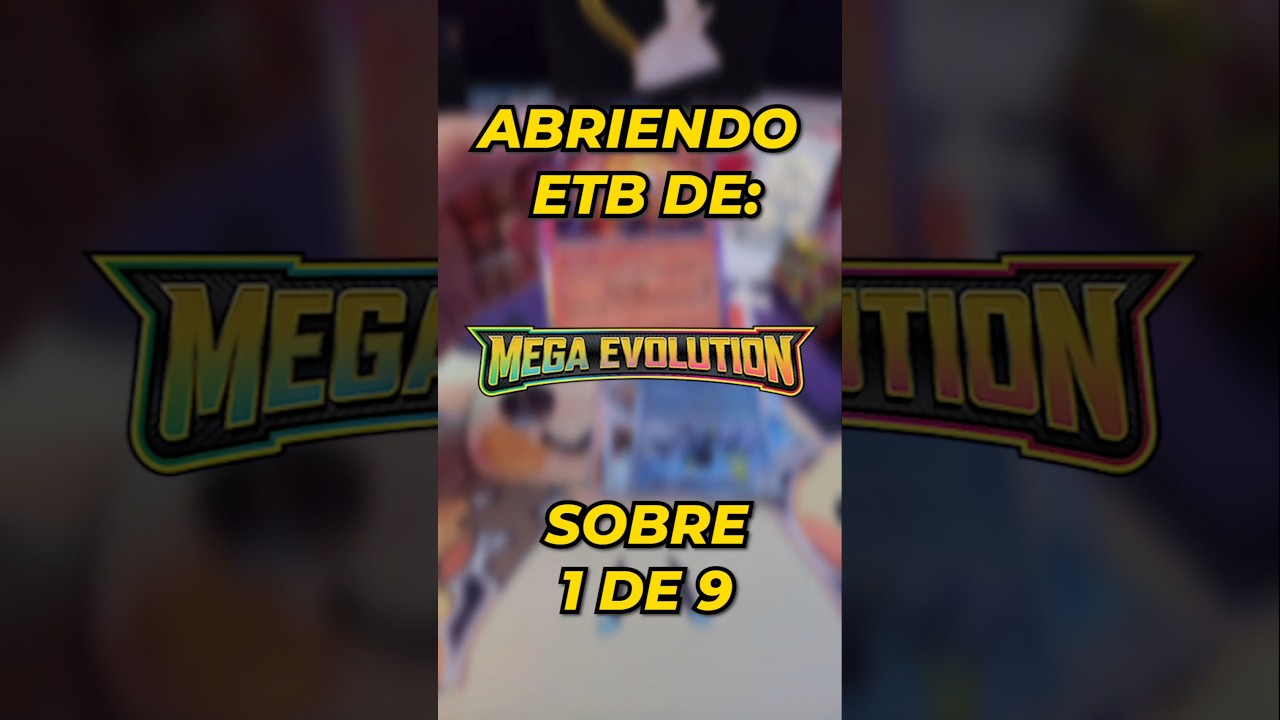ABRIENDO ETB DE MEGA EVOLUTION SOBRE 1 DE 9 #shinysick #pokemontcg #megaevolution