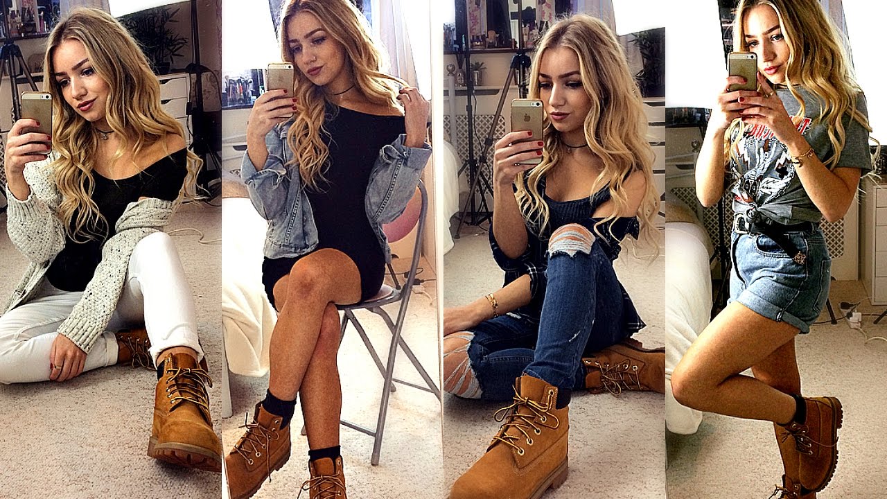 HOW TO STYLE TIMBERLAND BOOTS / OUTFIT IDEAS