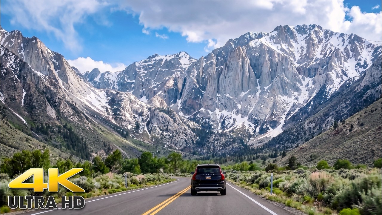 California&rsquo;s Most Beautiful Road Trip? Highway 395 Eastern Sierra Scenic Drive 4K