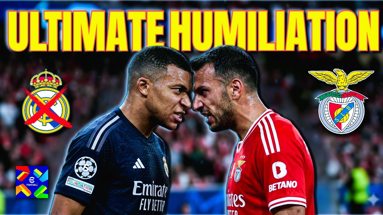 Real Madrid Vs Benfica: The Ultimate Humiliation (eFootball 2026 Gameplay)