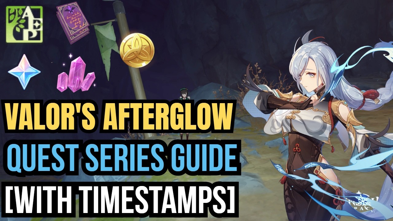 Valor’s Afterglow Quest Guide (All 3 Days + Zhiqiong’s Last Camp) | Genshin Impact [With Timestamps]