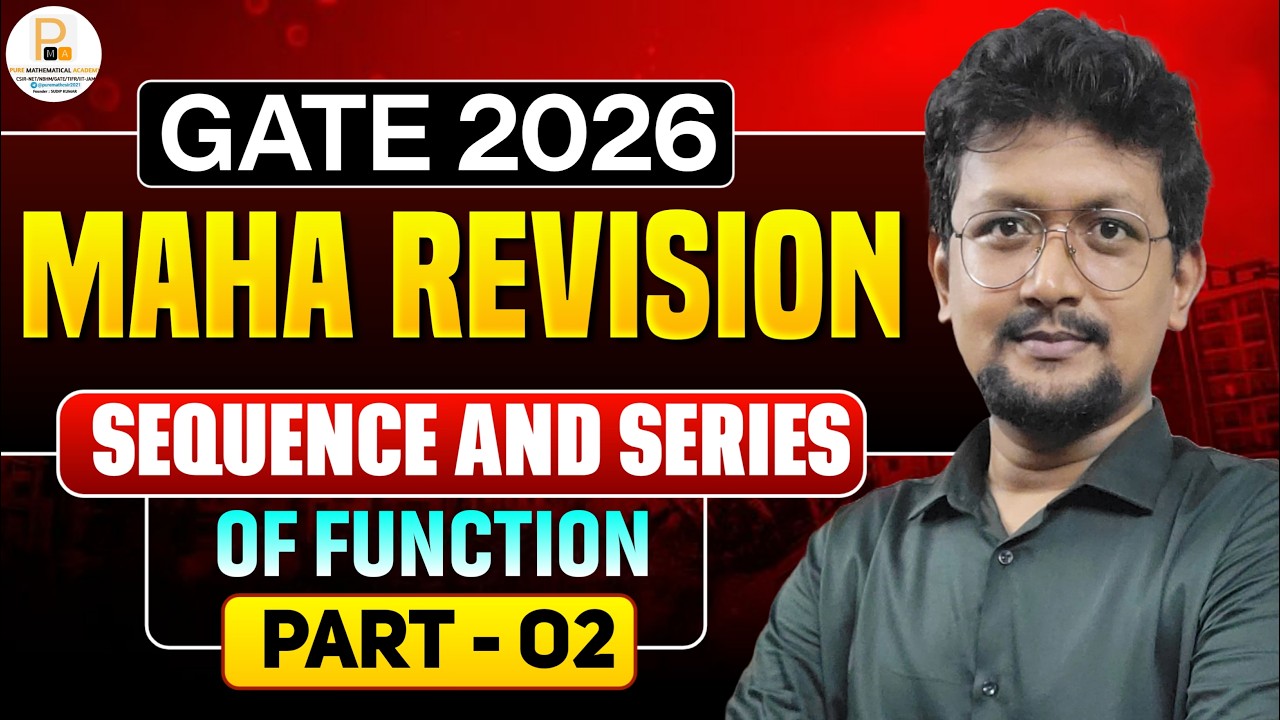 ⚠️ Don't Skip | Most Important Problems | Sequence and Series of Functions MAHA Revision | GATE 2026