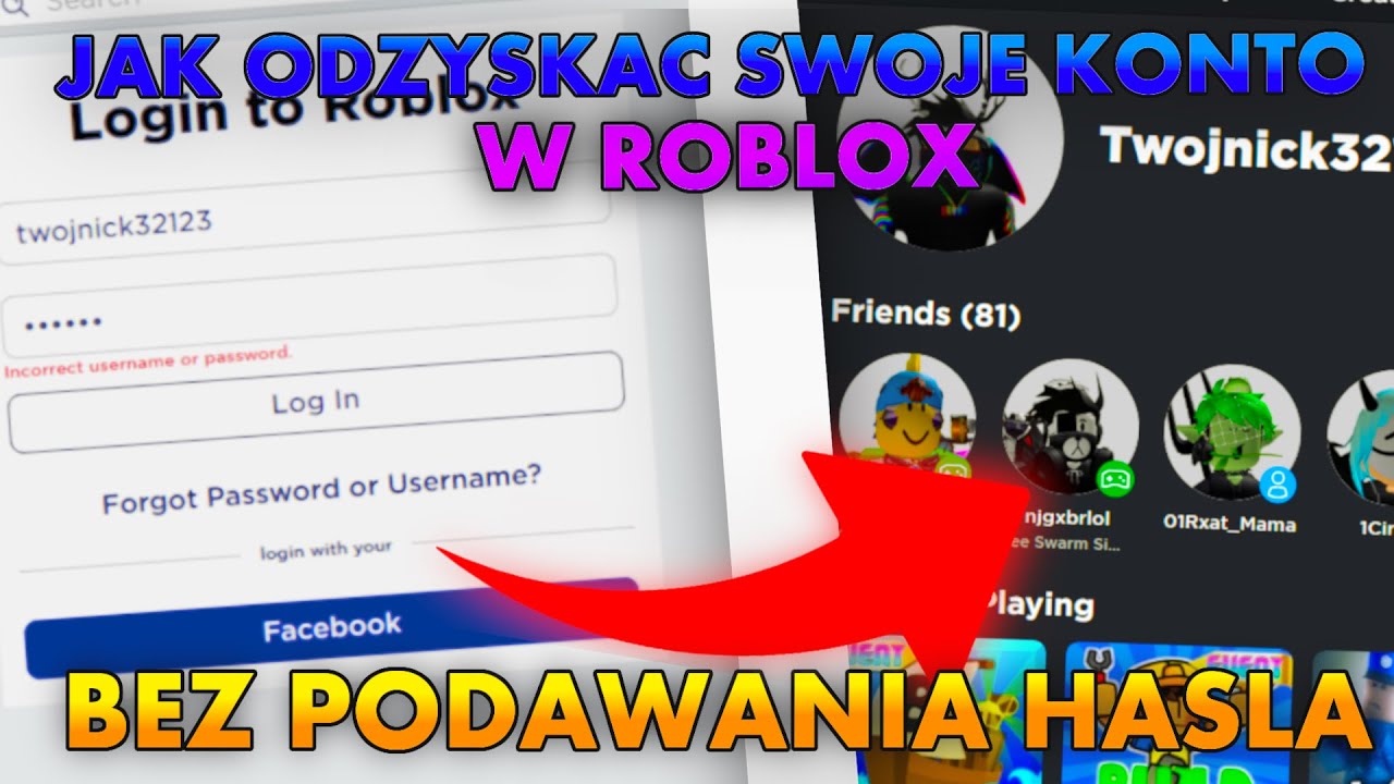 JAK ODZYSKAĆ SWOJE KONTO W ROBLOXIE? | ROBLOX *BEZ HASŁA* W 2026
