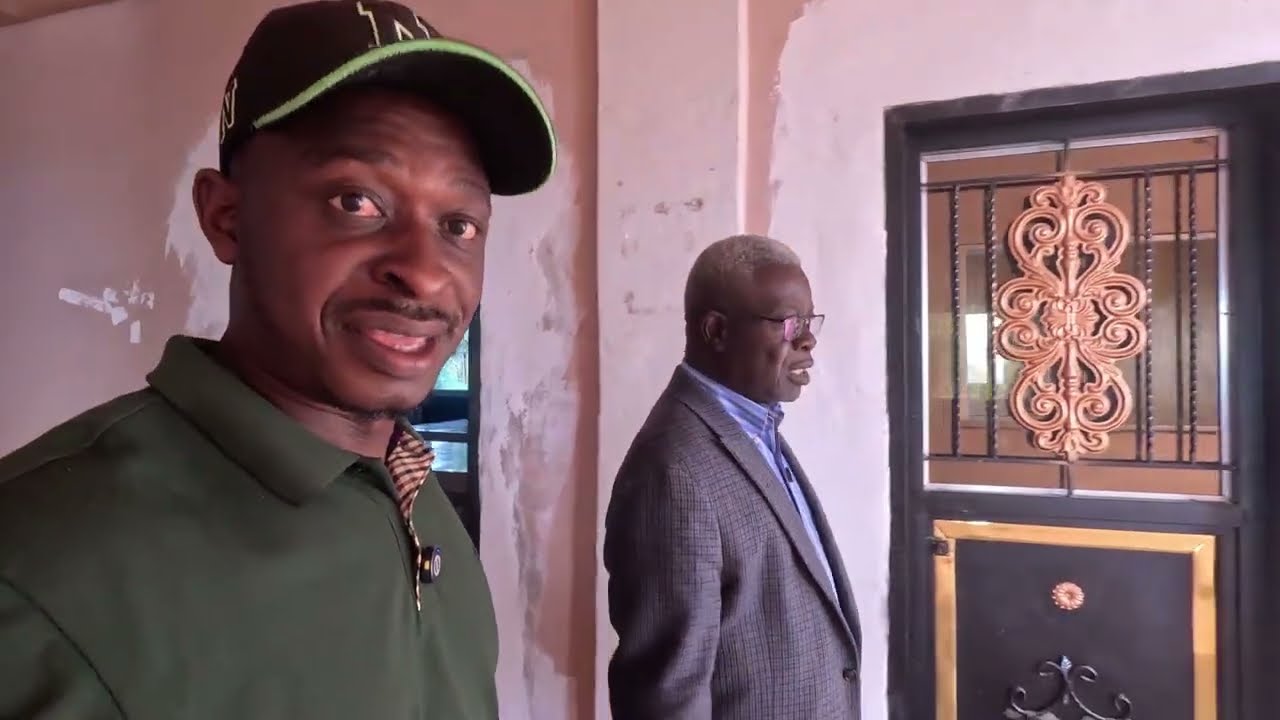 AFTER 30 YEARS IN AMERICA HE RETURNED TO LIBERIA AND BUILT THIS MONDERN HIGH SCHOOL IN NIMBA COUNTY 