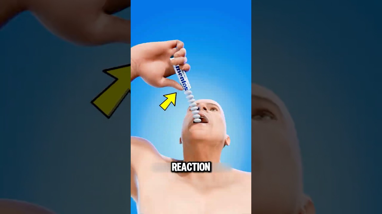 Что произойдет, если проглотить Mentos с колой?