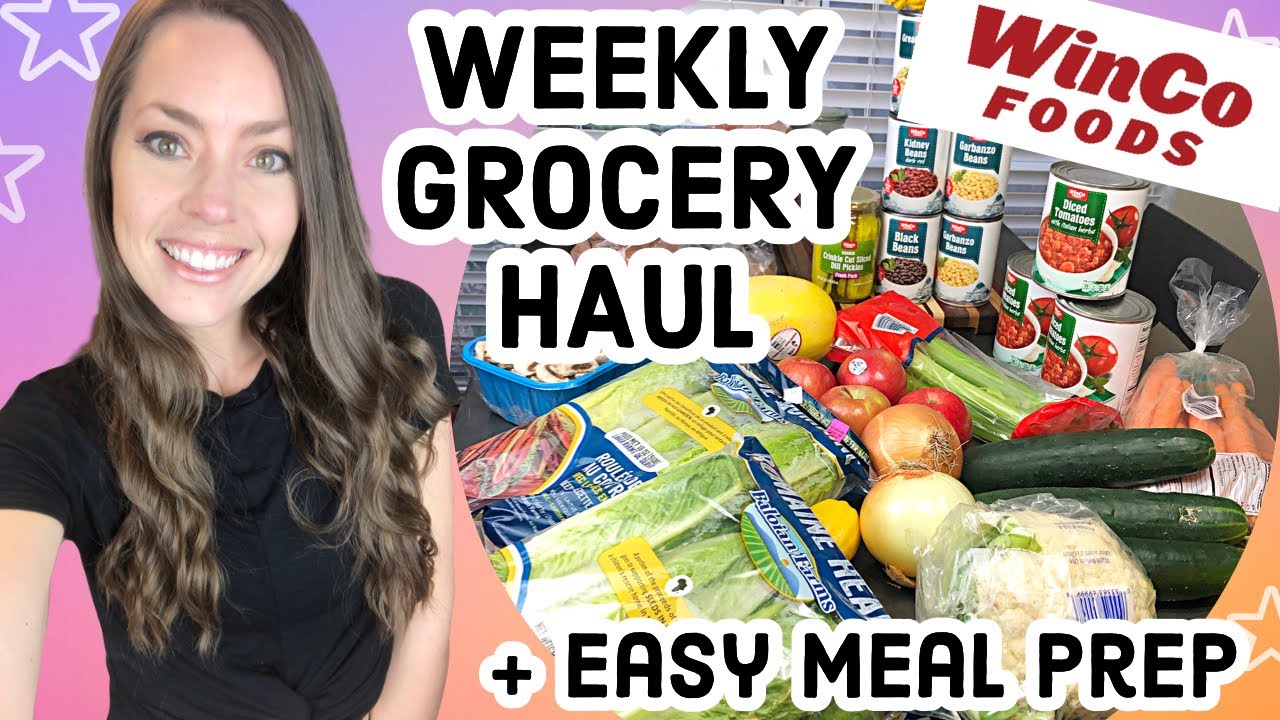 GROCERY HAUL + EASY 30 MINUTE MEAL PREP | Budget Friendly Groceries & Meal Ideas | Financial Freedom