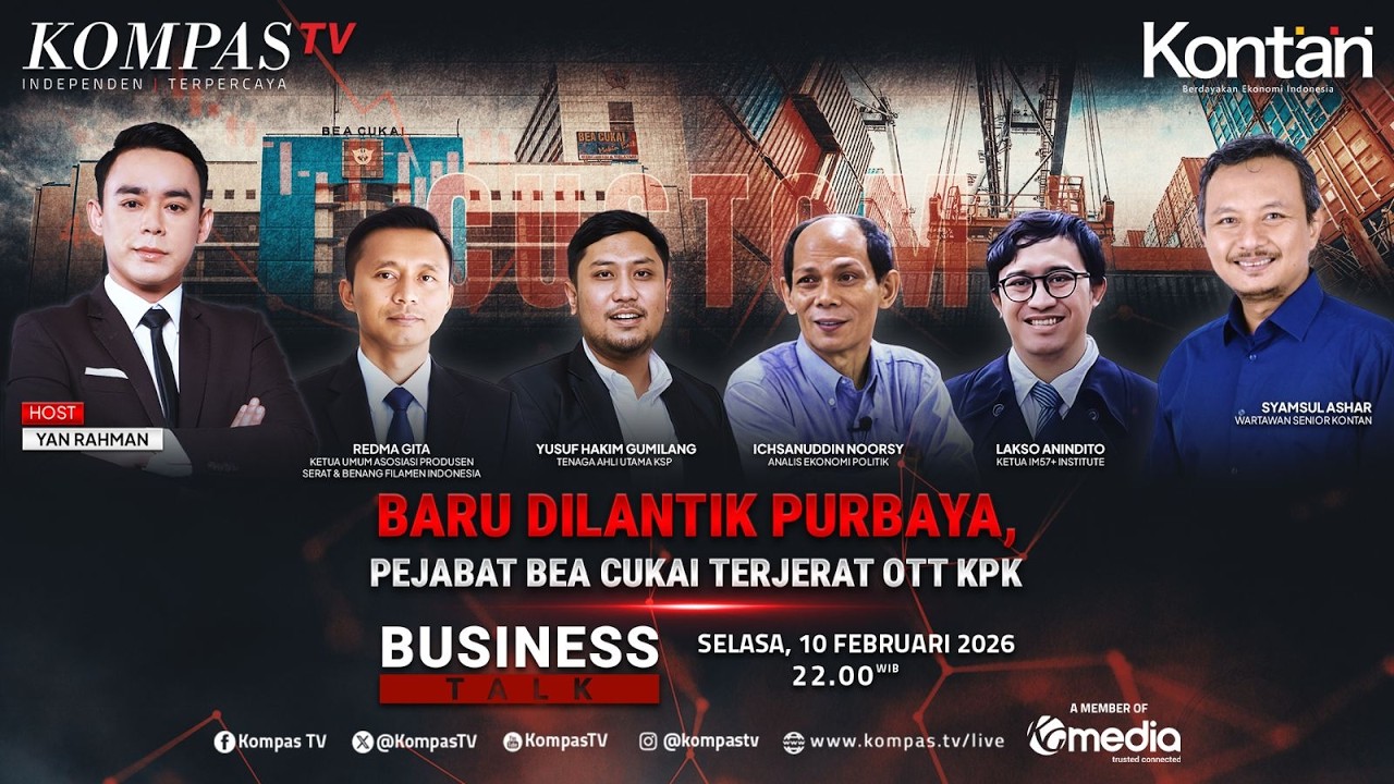 LIVE - Baru Dilantik Purbaya, Pejabat Bea Cukai Terjerat OTT KPK | BUSINESS TALK
