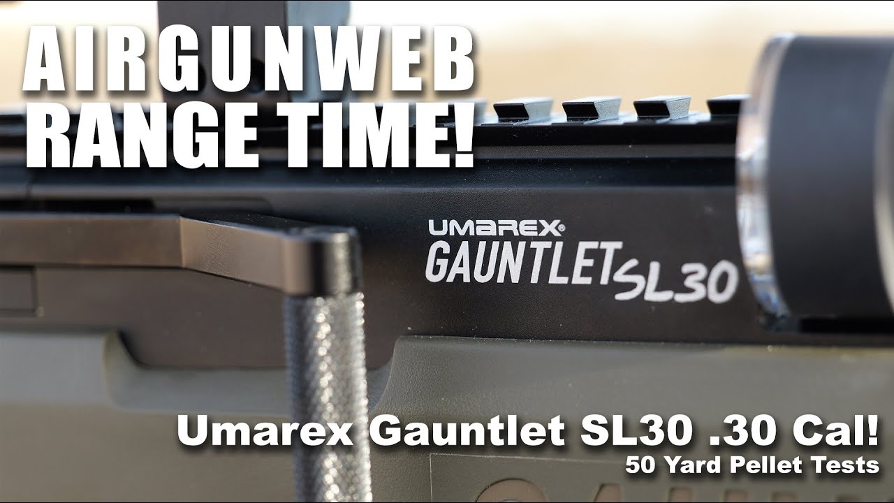 Umarex Gauntlet SL30 .30 Cal Hunting PCP — тесты на точность стрельбы пулями на 50 ярдов