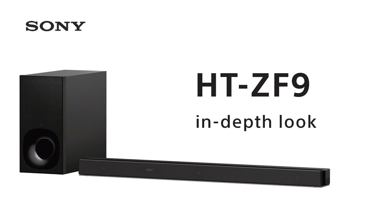 First Look: Sony HT-ZF9 soundbar