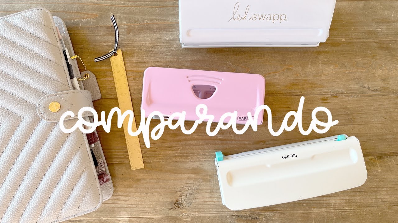 Comparativa de troqueladoras para planner.