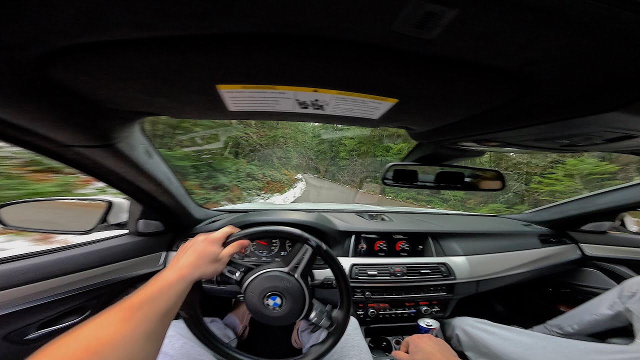 BMW M5 SKETCHY MOUNTAIN ROAD POV