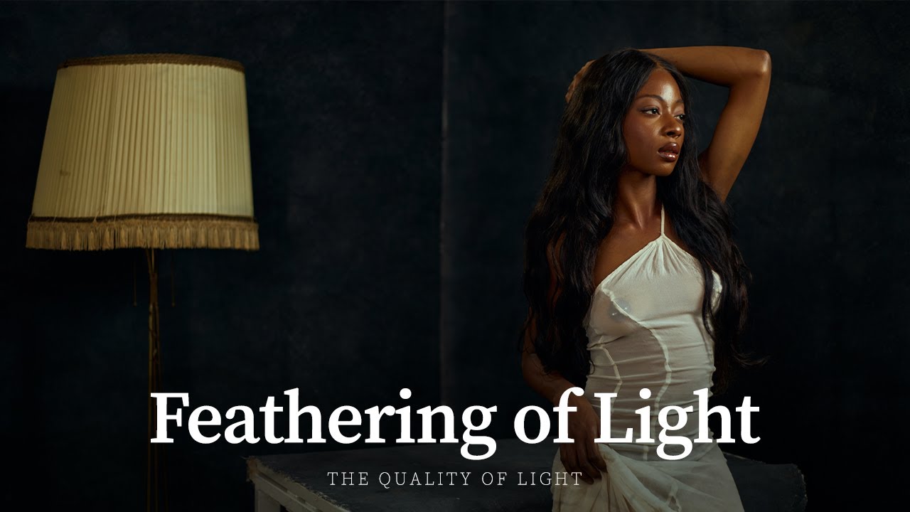HOW I CREATE BEAUTIFUL PORTRAITS WITH FEATHERED LIGHTING IN MY HOME STUDIO