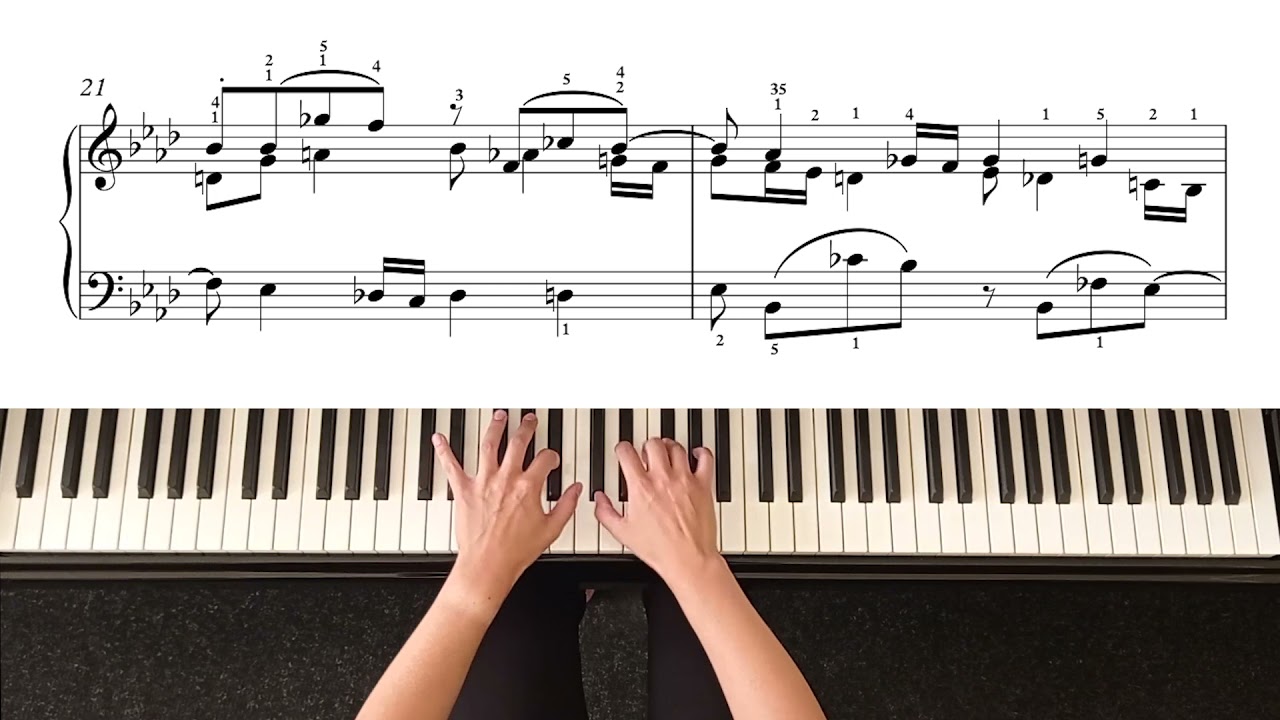 Bach - 15 Sinfonias - No. 9 BWV 795 - 195,000pts