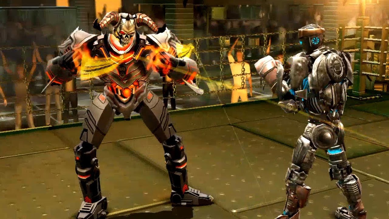 REAL STEEL WRB Diablo VS Atom & Noisy Boy & Bio War & Tackle