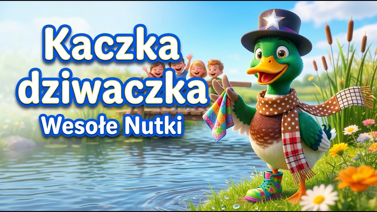 Kaczka Dziwaczka nad rzeczką – Wesołe Nutki | Wesoła piosenka dla dzieci