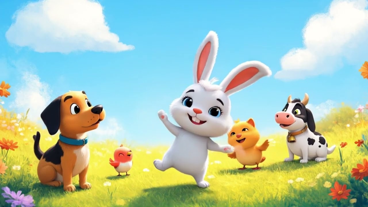 🐰💥 Zıp Zıp Tavşan Zıplıyor! | Çocuklar Bu Videoya Bayılıyor 🎶✨