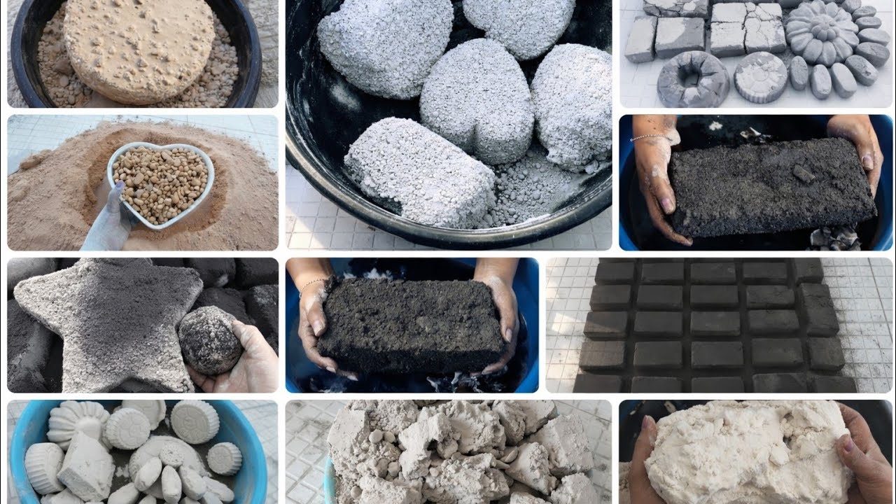 Multi Textures Dry + Water Mixing Crumbling ASMR | Ultimate Crunchy & Satisfying Sounds