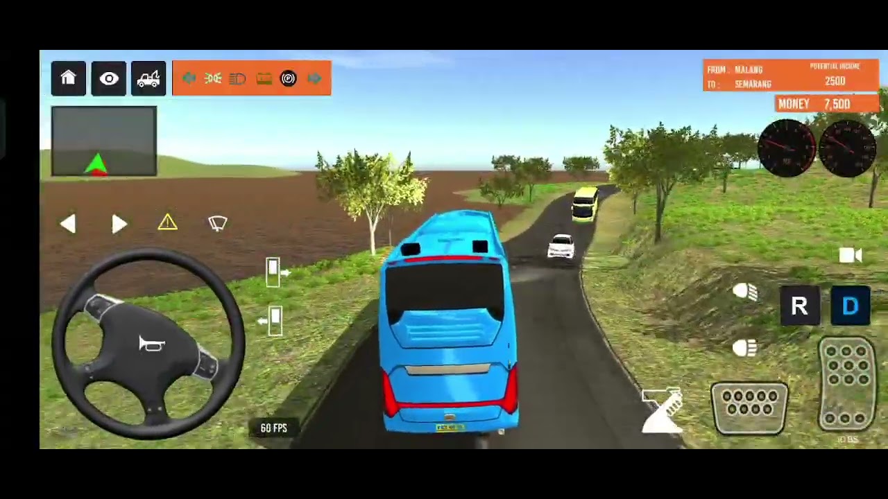 Euro Bus Driving Game PublicTransportation 2024 Indonesia BusSimulator Android Gameplay #86