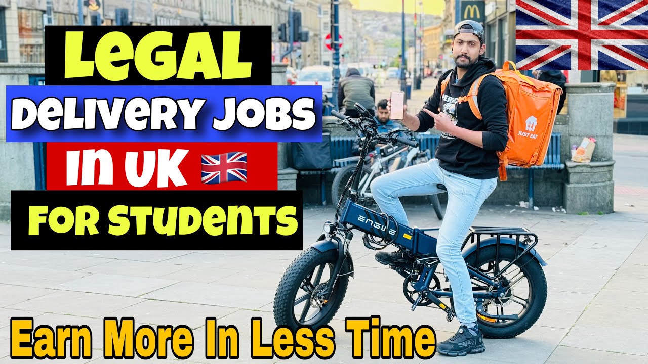 Delivery jobs in uk 🇬🇧 for International Students | Part Time jobs in uk 🇬🇧 #uk #deliverybike
