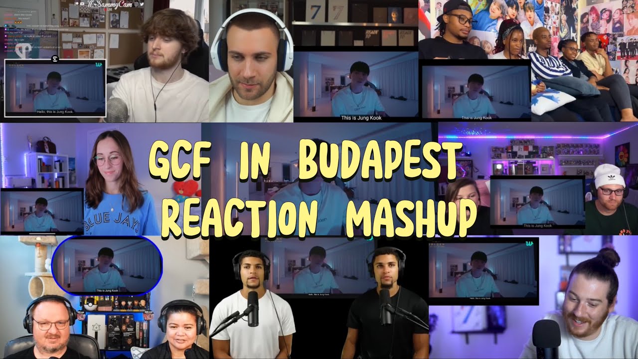 Jungkook - G.C.F in Budapest Reaction Mashup
