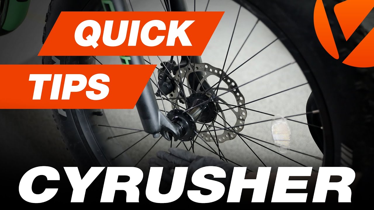 Cyrusher xf800 for Front wheel and locking screw installation#cyrusher #ebikes