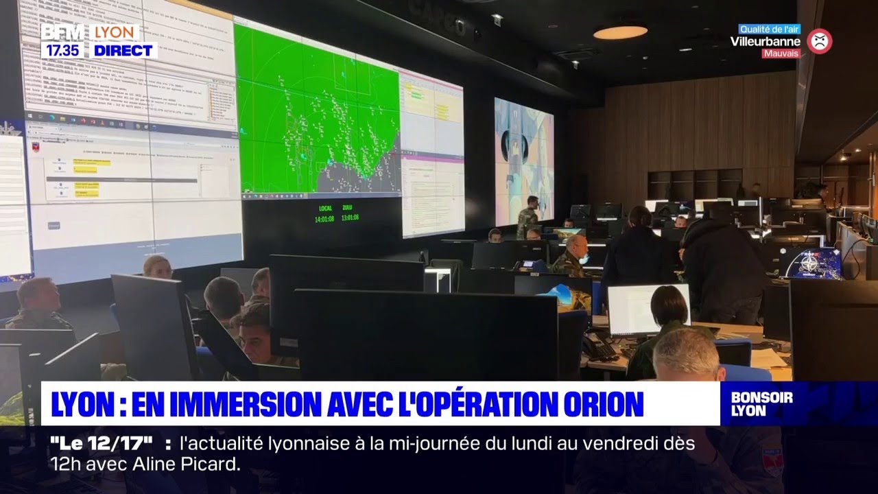 Lyon : L'op&eacute;ration Orion suivie de l'int&eacute;rieur