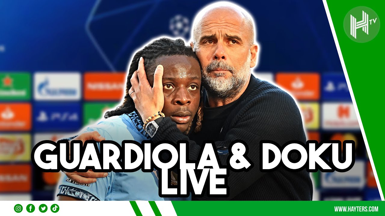 LIVE | Pep Guardiola & Jeremy Doku press conference | Man City v Galatasaray