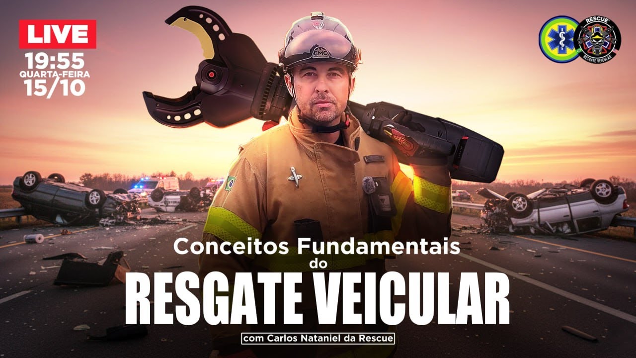 SUPER LIVE | Conceitos Fundamentais do Resgate Veicular (Aula Inaugural com direito a Certificado)