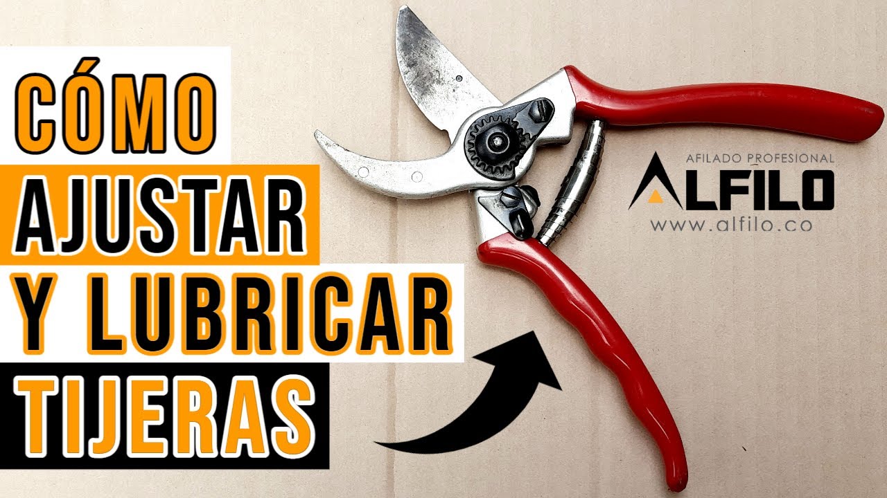 🔧Cómo ajustar y lubricar tijeras de jardinería🌿