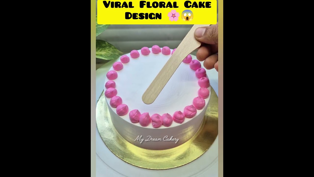 Beautiful Floral Birthday Cake Decoration ❤️😍🔥|Cake Design❤️🔥