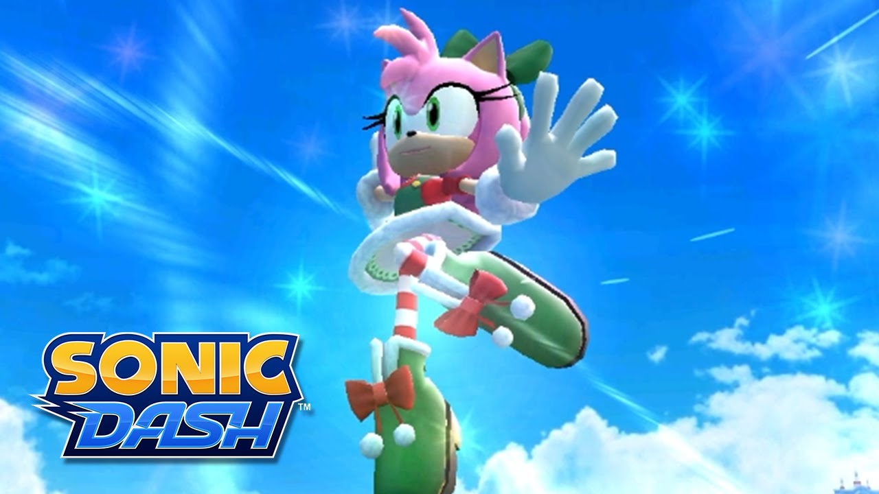 Sonic Dash - Jingle Belle Amy ❄️ Gameplay Showcase