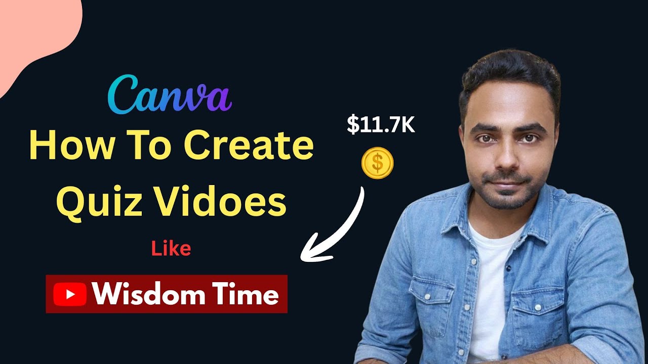 Make Unlimited Quiz Videos in Canva Using One Design | Wisdom Time Style