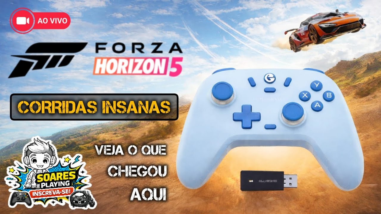 FORZA HORIZON 5 AO VIVO 🔴 CORRIDAS INSANAS E MUITA ZOEIRA! 🔥 VEJA O QUE CHEGOU AQUI 🎮