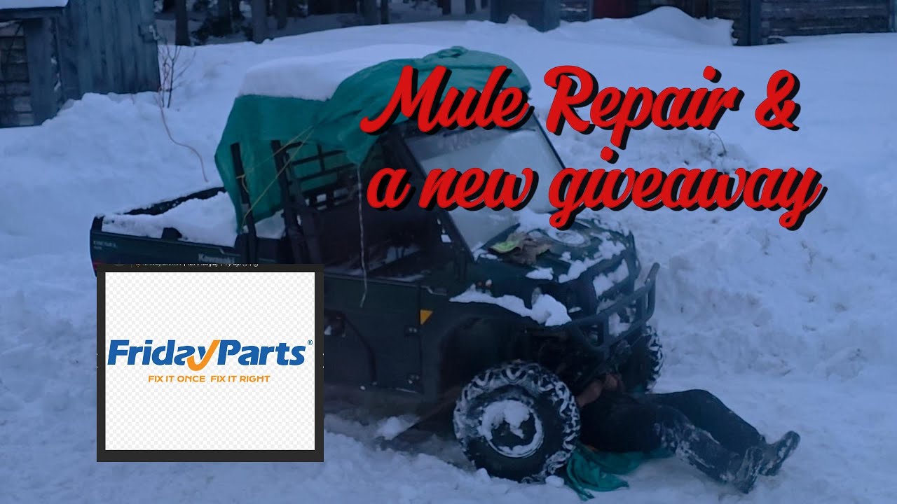 Off grid machine repair & FridayParts GIVEAWAY #newfoundlandlabrador #FridayParts  #offgridliving