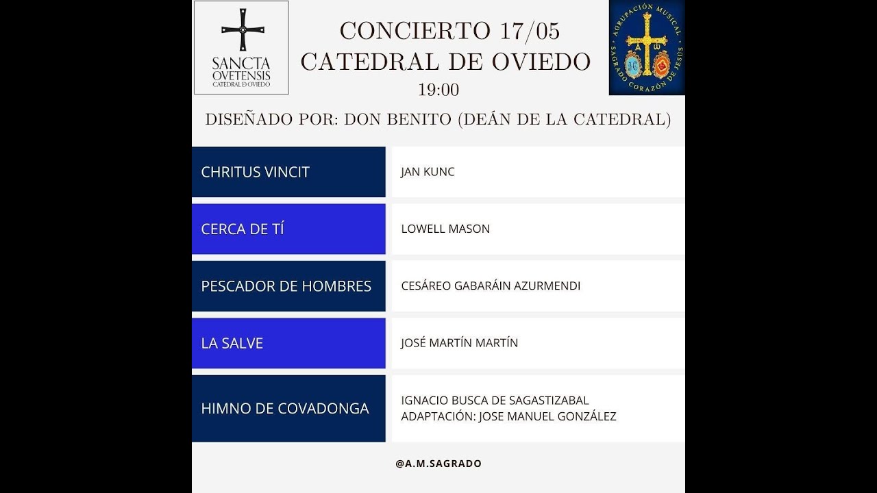 17-5-2025 Agrupación Musical Sgdo Corazón Oviedo-Catedral