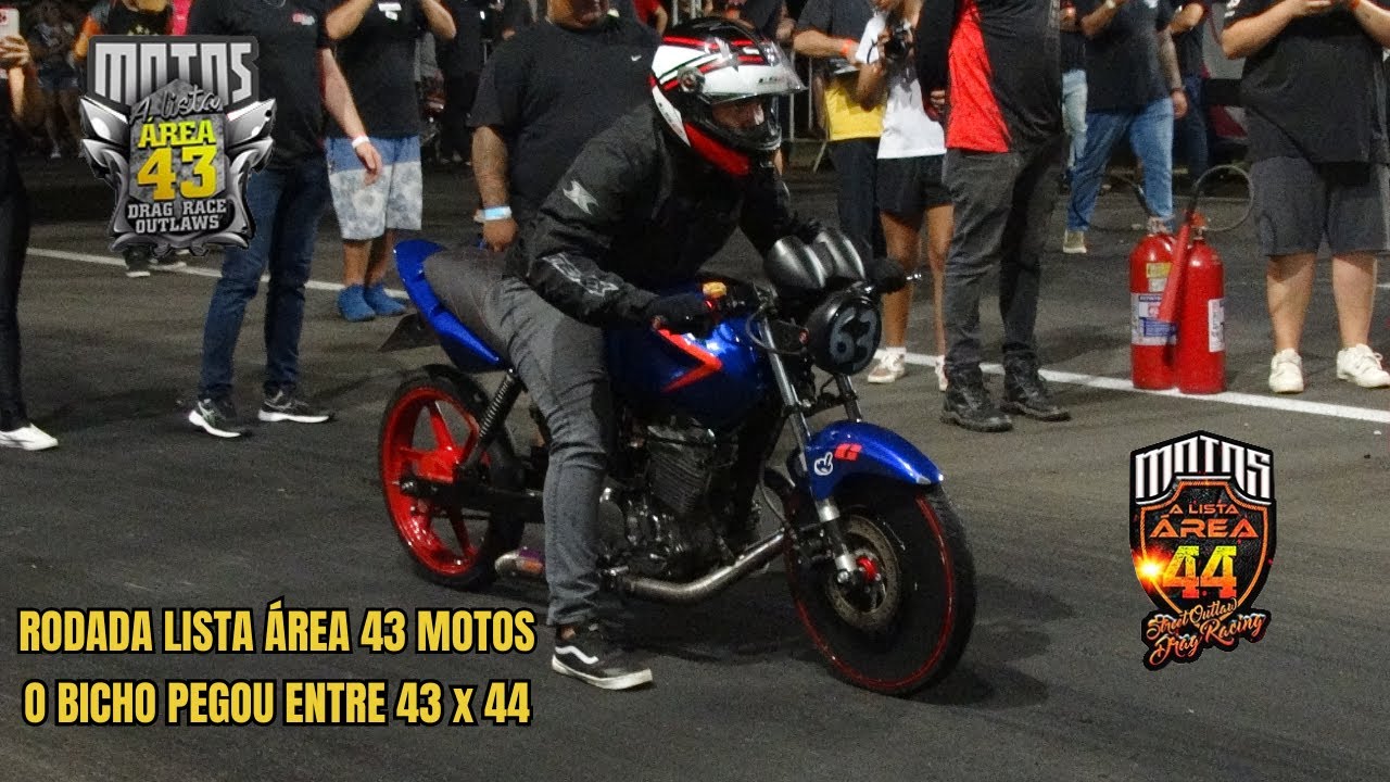 DESAFIO LISTA 43 MOTOS vs LISTA 44 MOTOS - E a treta rolou!!