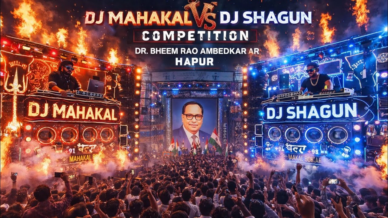 Dj Shagun Vs Dj Mahakal Khatarnak Competition Hapur 14 April 2026