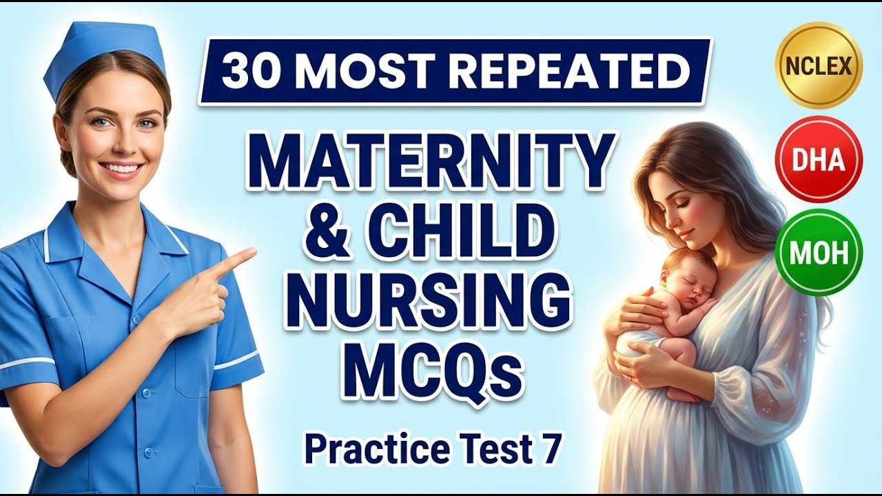 Most Nurses Get Stuck on These Maternity & Child Nursing MCQs! 👶🩺 | Practice Test 7