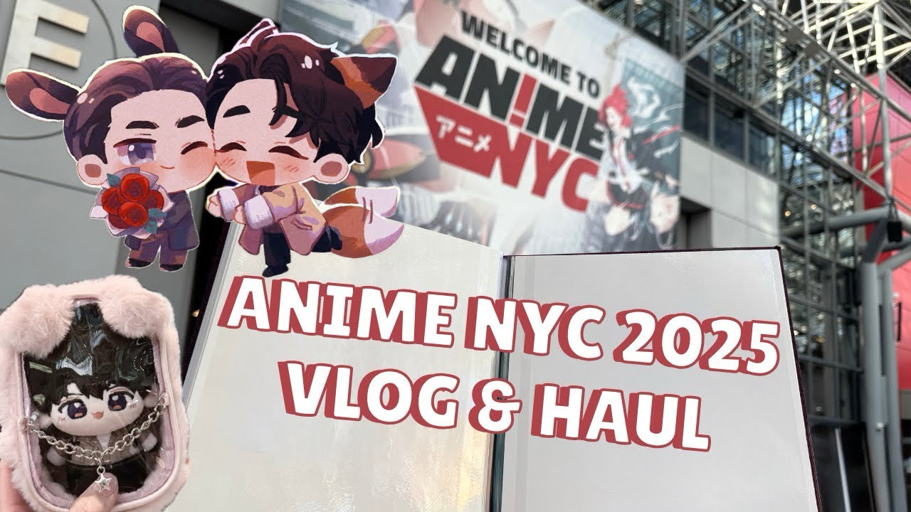 anime nyc 2025 vlog & haul (lads, autographs, more)!!