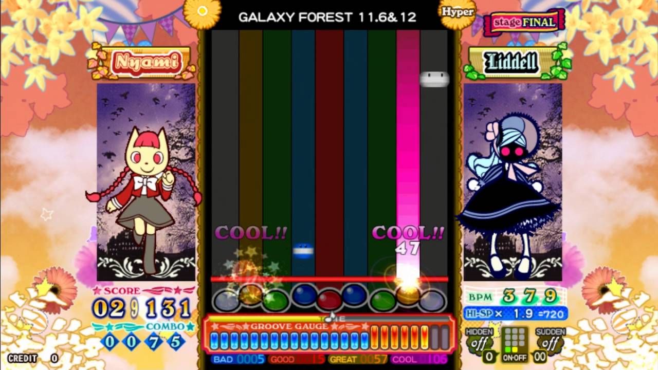 [pop'n music éclale] Galaxy Forest 11.6&12 (SCREEN) (H) RANDOM CLEAR!!