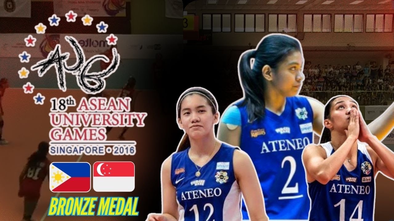 Ateneo Lady Blue Eagles VS Singapore - Game Highlights | ASEAN University Games