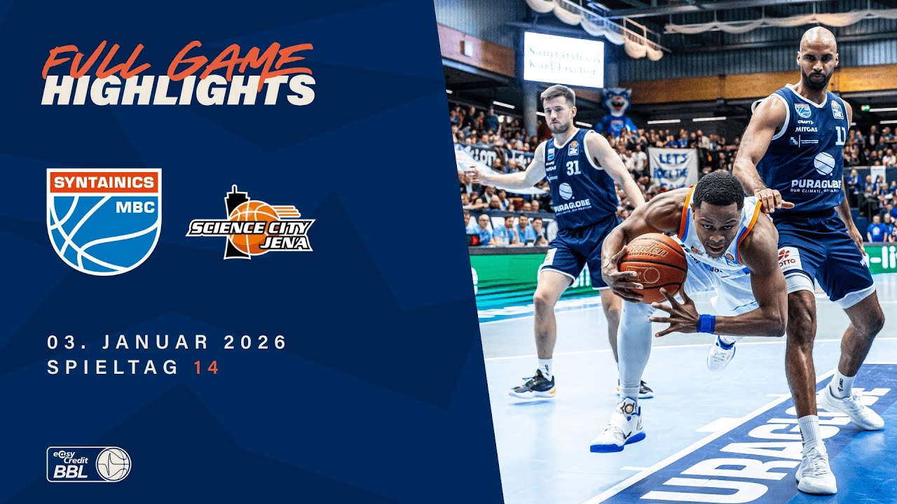 Syntainics MBC vs. Science City Jena - Full Game Highlights - Spieltag 14, 25/26